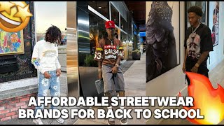 Top Affordable Streetwear Brands for Back to School [upl. by Eihpos]