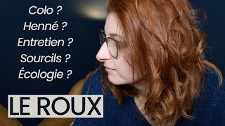 Tout sur mon ROUX colos vs henné soins sourcils  réflexions identitaires et écolo [upl. by Dempstor]