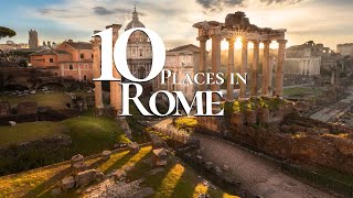 10 Most Beautiful Places to Visit in Rome Italy 🇮🇹  ROME TRAVEL GUIDE [upl. by Aeslehs]