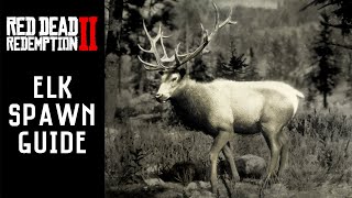 RDR2  Rocky Mountain Bull amp Cow Elk Locations Red Dead Redemption 2 [upl. by Bigler]