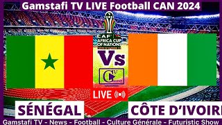 Côte dIvoire vs Sénégal En Direct CAN 2024 Commenté en temps réel  Gamstafi TV [upl. by Atirehs]