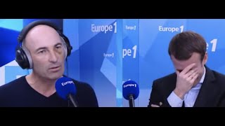 Hollande Sarkozy DSK  Quand Emmanuel Macron pleurait de rire devant les imitations de Canteloup [upl. by Annaoy]