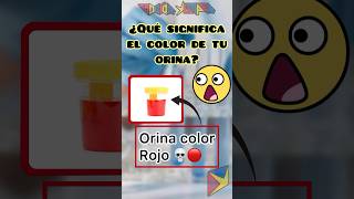 ¿Qué significa el color de la orina 😱⚠️ Parte 2 shortvideo [upl. by Judi]