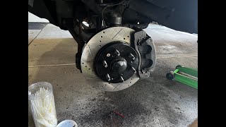 Installing Drilled amp Slotted Rotors with Ceramic Brake Pads MotorbyMotor [upl. by Magavern]