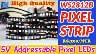 Best Quality WS2812B NeoPixels LED Strip Light in India NonWaterproof RGB 300 LEDs Per Roll [upl. by Trout204]