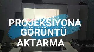 Bilgisayar ekranını projeksiyona yansıtma [upl. by Aij]