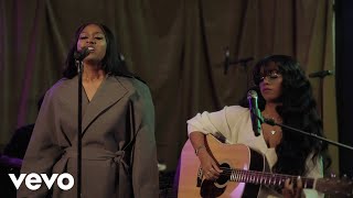 Jazmine Sullivan  Girl Like Me Live From the Tiny Desk Home Concert ft HER [upl. by Okiram]