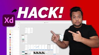 Adobe XD Artboard HACK [upl. by Annaj]