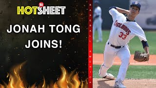 Jonah Tong joins Guardians draft dilemma new Mock Draft amp rising prospects  Hot Sheet [upl. by Atteras]