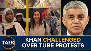 Sadiq Khan Challenged To CONDEMN Shocking Antisemitism On London Underground [upl. by Boyden93]