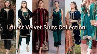 Latest Velvet Suits DesignsPakistani Velvet Suitsनए वेलवेट सूट डिजाइन। [upl. by Medina]