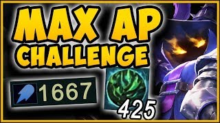 ACHIEVE MAX POSSIBLE VEIGAR DMG WITH THIS CHALLENGE MAX AP VEIGAR TOP CHALLENGE League of Legends [upl. by Lytle]