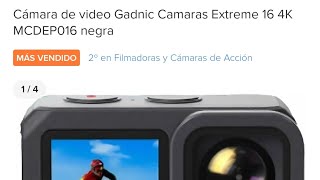 me compré una camara gadnic extreme MCDEP016 4k [upl. by Anhej57]