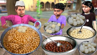 Laalchi Rasagulla Wala Hindi Kahaniya Hindi Moral Stories New Funny Comedy Video bedtime Stories [upl. by Ayitahs]