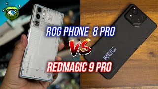 ASUS ROG Phone 8 Pro vs REDMAGIC 9 Pro  Gaming Phone Comparison [upl. by Kcirdahc]