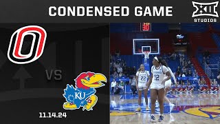 Omaha vs Kansas Condensed Game  202425 Big 12 Womens Basketball [upl. by Peirce583]