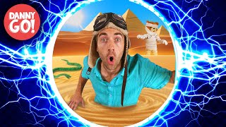 The Floor is Quicksand Pyramid Adventure ⚡️HYPERSPEED REMIX⚡️ Danny Go Songs for Kids [upl. by Kaiulani]