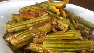 Ginisang Bunga ng malunggay Moringa pods [upl. by Peers]