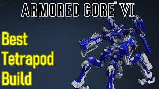 Armored Core 6 tetrapod build Sky Command best missile build and quad build [upl. by Urson183]