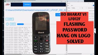 Jio Bharat V1  LF012F  Hang On Logo Solved  jio Bharat V1 password unlock [upl. by Ressler]