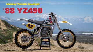 Whiskey Throttle Spotlight  1988 Yamaha YZ490 Build [upl. by Rehpotsirhcnhoj726]