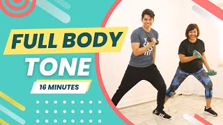 16 MIN TONING Workout • BeginnerFriendly • Workout with MOM • Keoni Tamayo • Workout 183 [upl. by Atlanta]