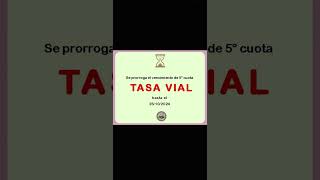 Se prorrogan los vencimientos de la tasa SUM VIAL y Seguridad e higiene [upl. by Marj949]