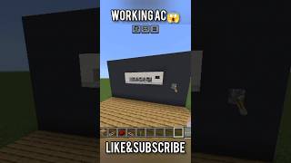 Minecraft Working Air Conditioner shorts [upl. by Laiceps]