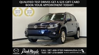 2017 Volkswagen Tiguan Wolfsburg Edition Review  Park Mazda [upl. by Liamsi]