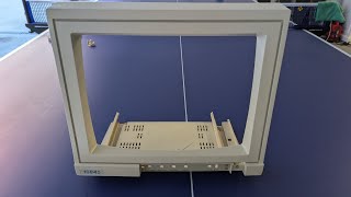 Painting the case of a 1084s monitor and adding a SCART interface to it  part 23 [upl. by Atinaj598]