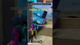 Hacker in game 😱💯 cs rank me hacker aa gaya freefire firestarters fireblocks hacker gaming [upl. by Felipa]