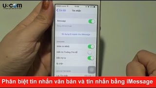 Phân biệt tin nhắn văn bản và tin nhắn bằng iMessage [upl. by Winters369]