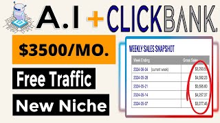 Best AI Clickbank Affiliate Marketing Tutorial Step By Step Untapped Niche Revealed [upl. by Corson]