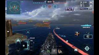 World of Warships Blitz  Tier 10 Italy Battleship Cristofolo Colombo 19 [upl. by Nomolas]