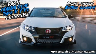 Top 5 Honda Civic Type R FK2 Exhausts 2022 [upl. by Ynaffital]