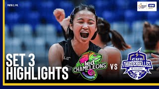 ZUS Coffee vs Nxled  SET 3 GAME HIGHLIGHTS  202425 PVL ALLFILIPINO CONFERENCE  Nov 19 2024 [upl. by Gino]