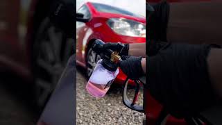 PreWashing with Squid Ink Citrus amp Snow Foam satisfying carwash [upl. by Norra]