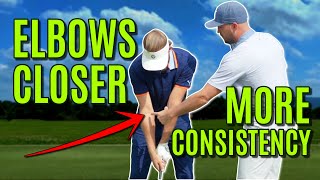 GOLF Elbows Closer  Right Wrist Bent Back  MORE CONSISTENCY [upl. by Nairb361]