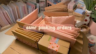 packing orders asmr ☁️ real time no music [upl. by Bevan]