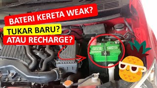 Cara Guna Multimeter Untuk Cek Bateri Kereta [upl. by Yreffeg435]