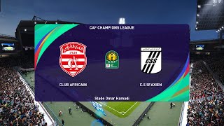 Club Africain vs CS Sfaxien 19102024 Tunisian Ligue Professionnelle 1 PES 2021 [upl. by Leirrad229]