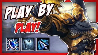 HOW TO PLAY ARES SOLO  Smite Ares Solo Gameplay [upl. by Naji]