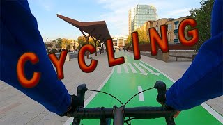 CYCLING AROUND THE CITY roadbike VELOSİPEDLƏ ŞƏHƏR DAXİLİNDƏ GƏZİNTİ bicycling [upl. by Sorazal220]