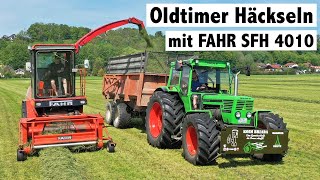 Oldtimer Häckseln mit Fahr SFH 4010 und Deutz 13006 special  Koim Briada aus Bayern [upl. by Columbine]