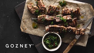 Beef Skewers with Chimichurri  Roccbox Recipes  Gozney [upl. by Wheaton180]