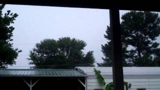 Severe Thunderstorm Porch View  62813  Storm A [upl. by Terhune]