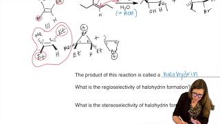 Alkene Reactions  Part IV  Halohydrin formation [upl. by Kitti]