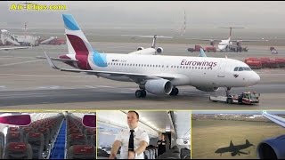 Eurowings A320 inaugural flight of NEW Eurowings inquotBest Classquot01FEB15 AirClips full flight series [upl. by Eelanaj]