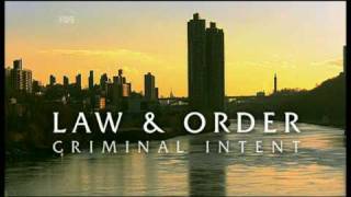 Law amp Order Criminal Intent opening titles season 4 Five UK version [upl. by Eaneg]