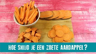 Hoe snijd je zoete aardappel [upl. by Veejar]